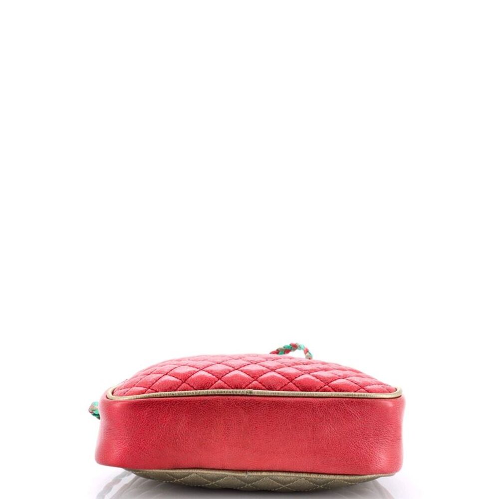 Gucci Trapuntata Camera Shoulder Bag Quilted Laminated Leather Mini Multicolor - Picture 4 of 8